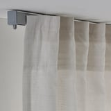 VIDGA Single track rail, included ceiling fittings/silver-colour, 140 cm