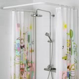 VIKARN Shower curtain rod, white