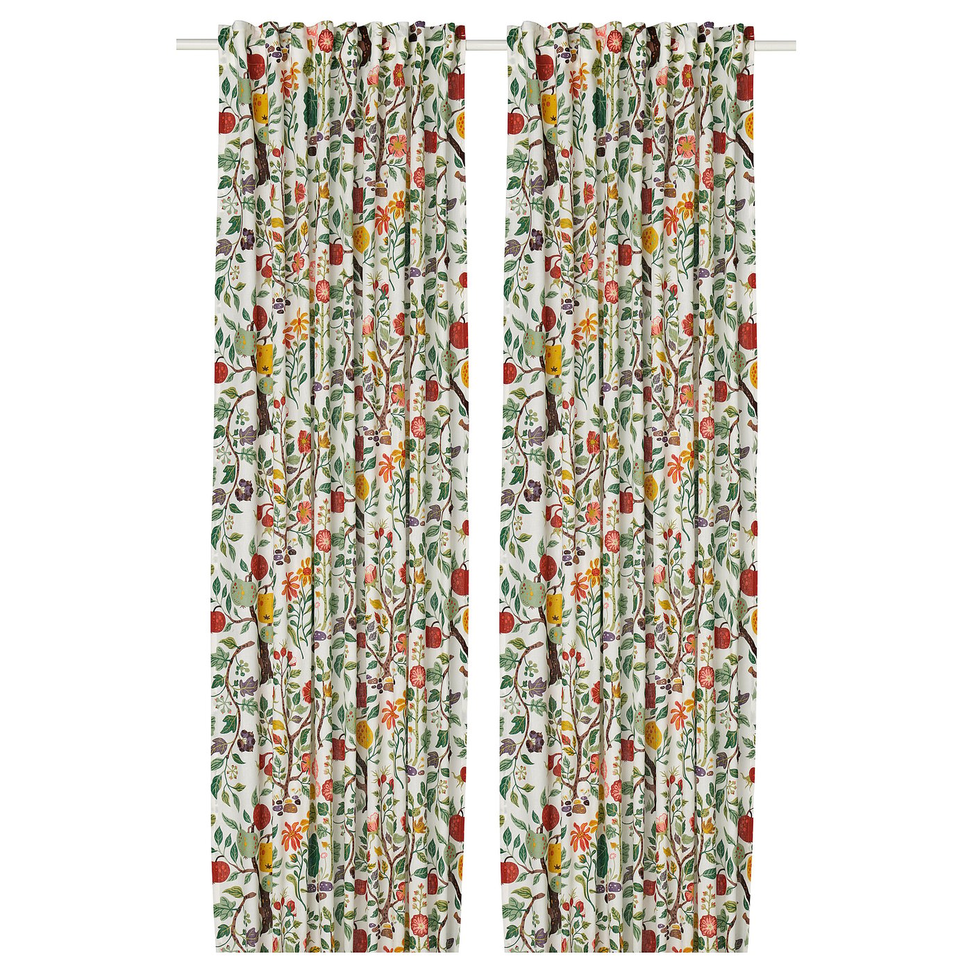 VILDPERSILJA Curtains, 1 pair