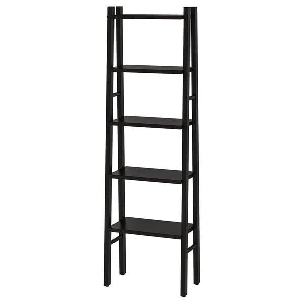 VILTO Shelving unit, black, 46x150 cm