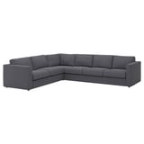 VIMLE Cover for corner sofa, 5-seat, Gunnared medium grey