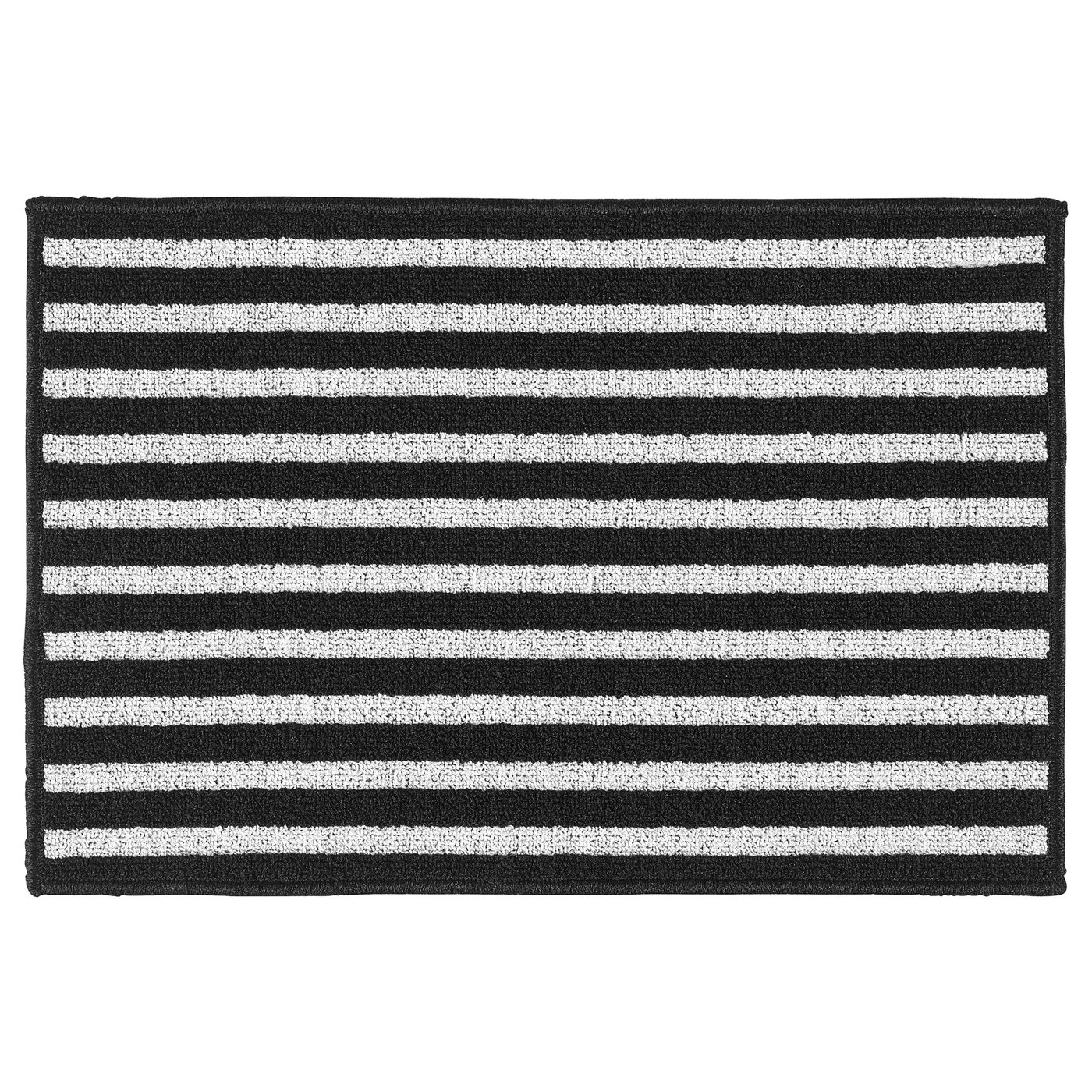VINSTRUP Door mat, black/grey, 40x60 cm IKEA