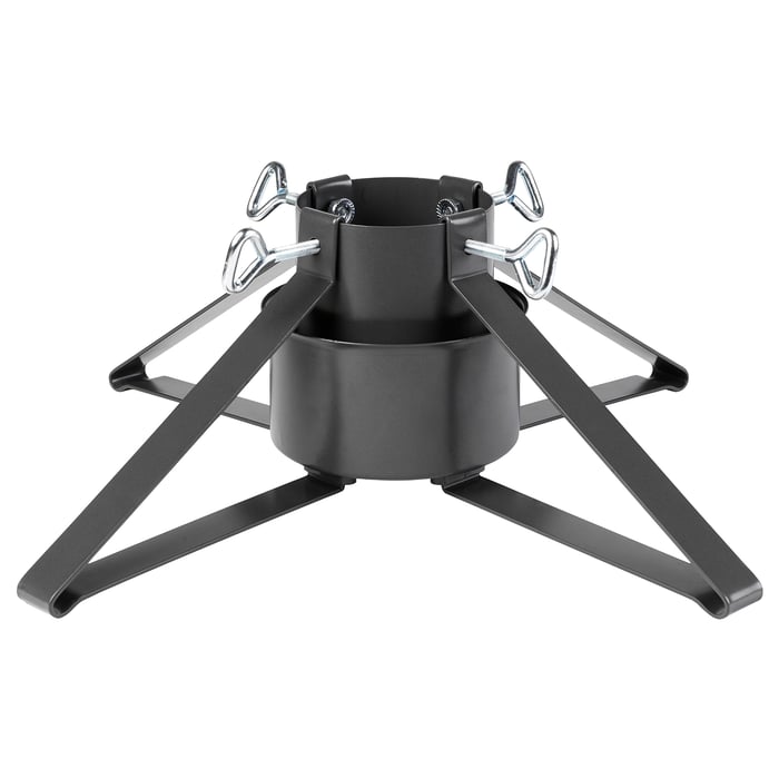VINTERFINT Christmas tree stand, metal dark grey IKEA Christmas Tree Stand Metal