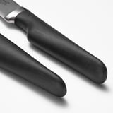 VÖRDA Carving fork and carving knife, black