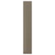 VOXTORP Cover panel, high-gloss dark grey-brown, 39x240 cm