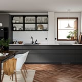 VOXTORP Door, dark grey, 40x80 cm