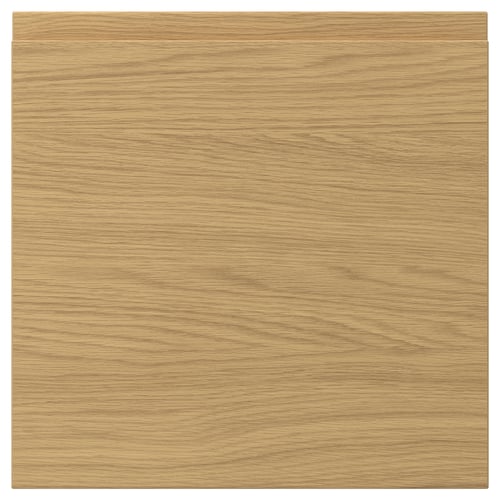 VOXTORP oak brown drawer front, smooth.