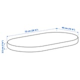 Il·lustració amb mesures del producte: ÄLSKVÄRD.
