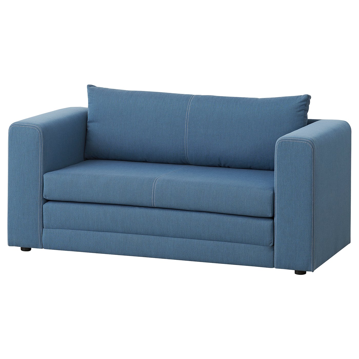 ASKEBY Sofà llit 2 places, Knisa blau sòlid IKEA