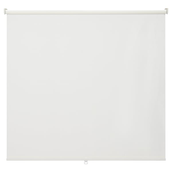 Persiana enrotllable blanca BACKMOTT, disseny elegant, teixit llis, perfecte per al control de la llum.