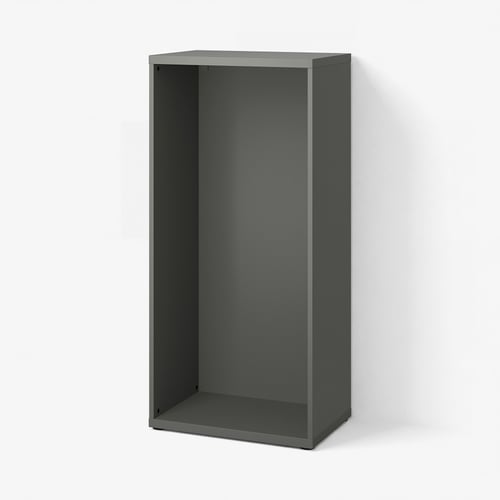 BESTÅ Estructura, gris fosc, 60x40x128 cm