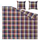 BLÅSENAP Funda nòrdica+2 fundes coixí, multicolor/a quadres, 240x220/50x60 cm