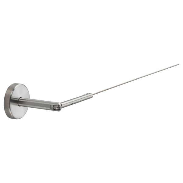 Barreta de cortina d'acer inoxidable de paret, disseny elegant, angle ajustable.