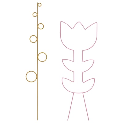 DOFTRIPS Suport per a plantes, joc de 2, interior/exterior/formes assortides