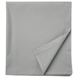 Joc de llençols de cotó gris DVALA; Forma rectangular, ben plegat, color gris clar senzill, 100% cotó.