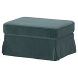 EKTORP Funda per a reposapeus, Alhamn blau grisenc fosc