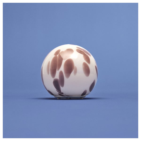 FADO Llum de taula, rosa/vidre, 25 cm