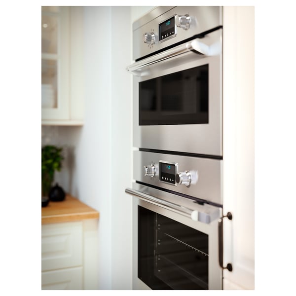 FORNEBY Microones combi amb aire calent, IKEA 500 color acer inoxidable