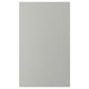 Una porta d'armari de cuina HAVSTORP rectangular grisa, llisa i moderna.
