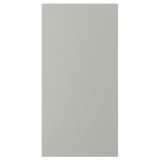 Porta de l'armari de cuina HAVSTORP grisa, llisa, rectangular.