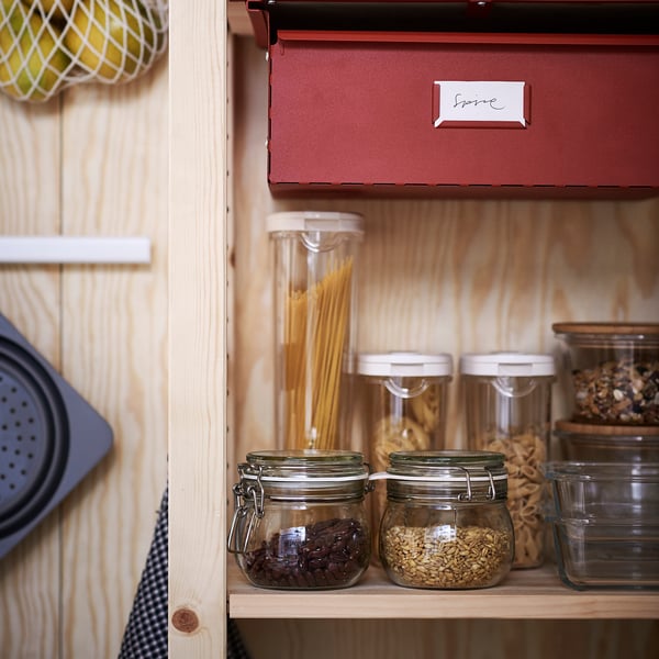 IKEA 365+ Pot amb tapa, transparent/blanc, 2.3 l