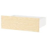 Calaix KALBÅDEN, fusta natural, rectangular, disseny senzill.