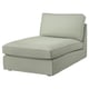 Chaise souffle KIVIK gris clar, corbat, funda de tela.