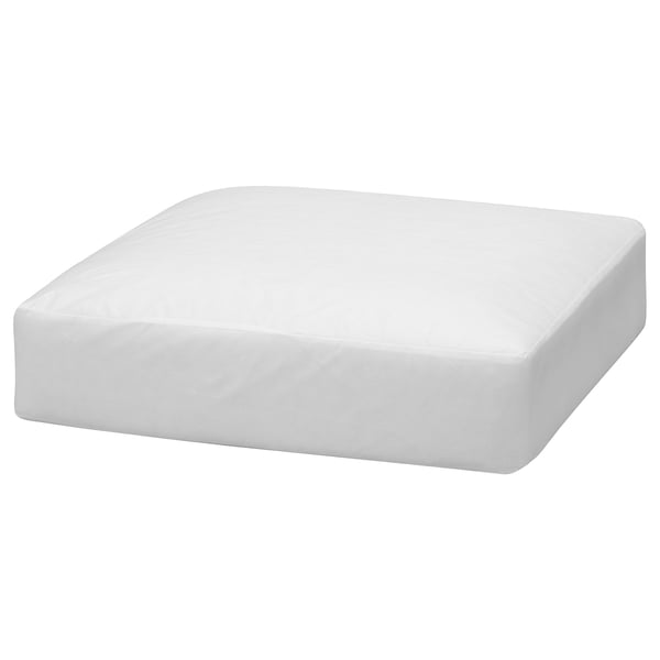 Coixí d'escuma blanca, rectangular, polièster exterior, poliuretà interior, recanvi per KIVIK.