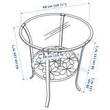 Il·lustració amb mesures del producte: KLINGSBO.