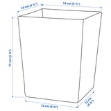 Il·lustració amb mesures del producte: KLOTTRIG.