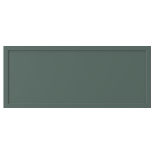 Calaix KRUKMAKARE, verd, plàstic i tauler de partícules, rectangular, disseny senzill.