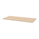 Taulell de fusta LAGKAPTEN, marró clar, rectangular, acabat llis.