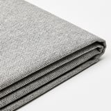 Teixit gris plegat, texturat, d'alta qualitat, materials reciclats.