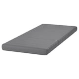 Matalàs d'escuma de lycksele gris, rectangular, disseny encoixinat.