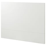 Capçal blanc MALM, elegant i rectangular, fabricat en taulers de partícules i fibres amb un acabat llis i estampat.