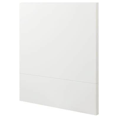 Capçal MALM blanc, elegant, rectangular, tauler de partícules amb farciment de bresca.