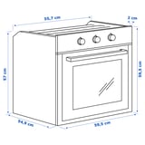 Il·lustració amb mesures del producte: MATÄLSKARE.