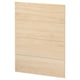 Un panell de fusta de color cendra clar del sistema de cuina METOD. El seu patró rectangular, pla i de gra de fusta natural.