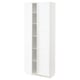 Armari de cuina blanc METOD, disseny modern, dues portes, prestatges regulables.