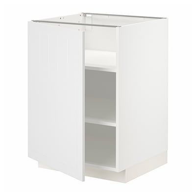 Moble de cuina METOD: blanc, porta plegable simple.