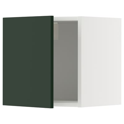 Un armari METOD de color verd fosc-plata. És rectangular, amb porta batent i disseny minimalista modern.