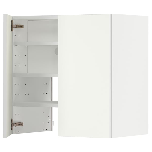 Armari de cuina blanc Ikea METOD amb prestatges.