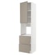 Moble de cuina METOD amb frontals upplöv beix-gris, disseny modern, tirador integrat i calaix.