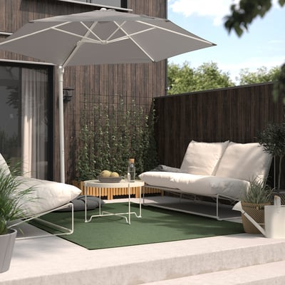 MORUM Catifa per a interior i exterior, verd fosc, 200x300 cm