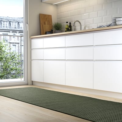 MORUM Catifa per a interior i exterior, verd fosc, 80x250 cm