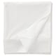 NATTJASMIN llençol blanc, barreja de cotó i lyocell, teixit de satí, rectangular, senzill.