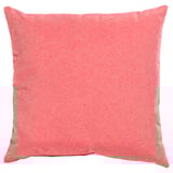 Coixí quadrat PARADISBUSKE, rosa corall, materials texturitzats, reciclats.