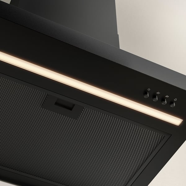 RULLBO Extractor de paret, IKEA 300 negre, 60 cm