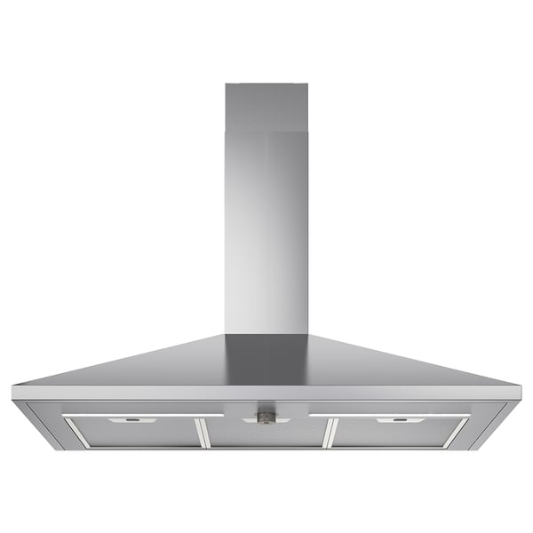 Campana de cuina d'acer inoxidable amb disseny elegant per a una ventilació eficient.