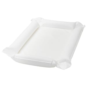 SKÖTSAM blanc mudador per a nadons, rectangular, laterals inflables, plàstic, fàcil de netejar.